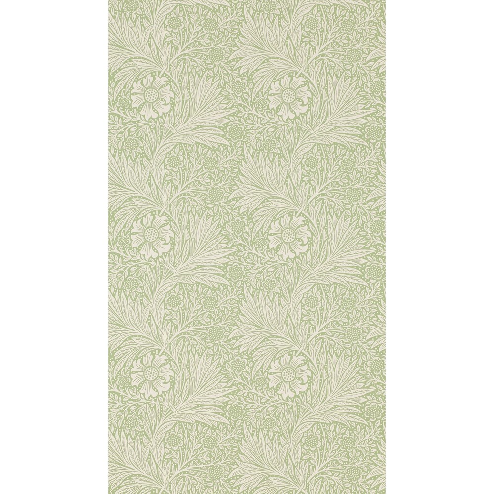 Marigold Wallpaper 210369 by Morris & Co in Artichoke Green